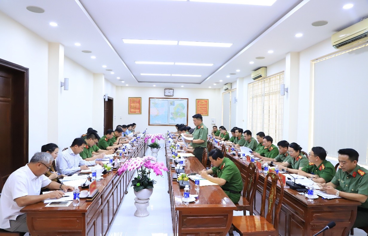 Hội nghị Ban Chấp hành Đảng bộ Công an tỉnh Quý I năm 2025