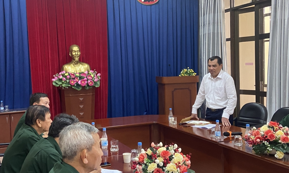 Hội Cựu chiến binh (CCB) tỉnh kiểm tra, gi&amp;#225;m s&amp;#225;t (KT,GS) việc thực hiện nhiệm vụ c&amp;#244;ng t&amp;#225;c Hội CCB Khối Doanh nghiệp tỉnh năm 2023