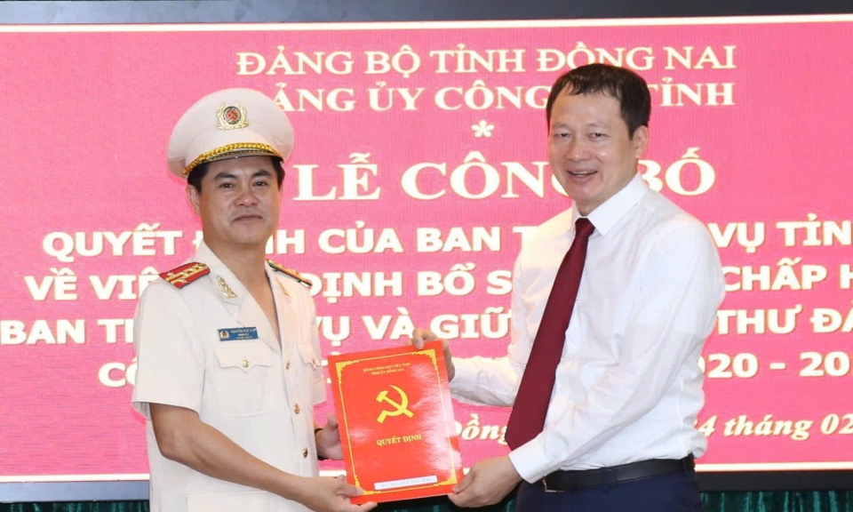 Đại t&amp;#225; Nguyễn Đức Hải, Gi&amp;#225;m đốc Gi&amp;#225;m đốc C&amp;#244;ng an tỉnh giữ chức B&amp;#237; thư Đảng ủy C&amp;#244;ng an tỉnh Đồng Nai