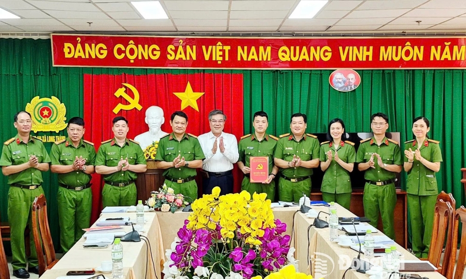 Th&amp;#224;nh lập Đảng bộ C&amp;#244;ng an x&amp;#227; Long Th&amp;#224;nh