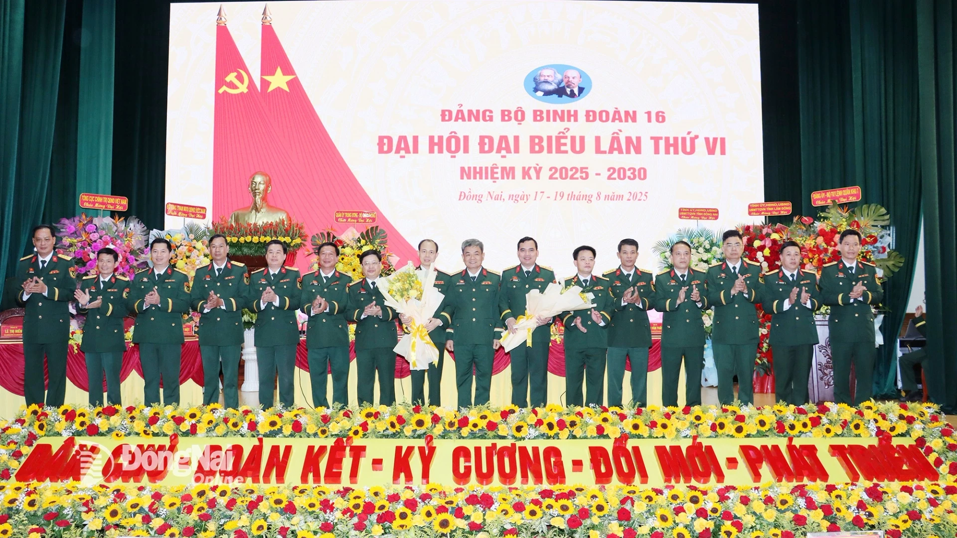 Đại hội Đại biểu Đảng bộ Binh đoàn 16 thành công tốt đẹp