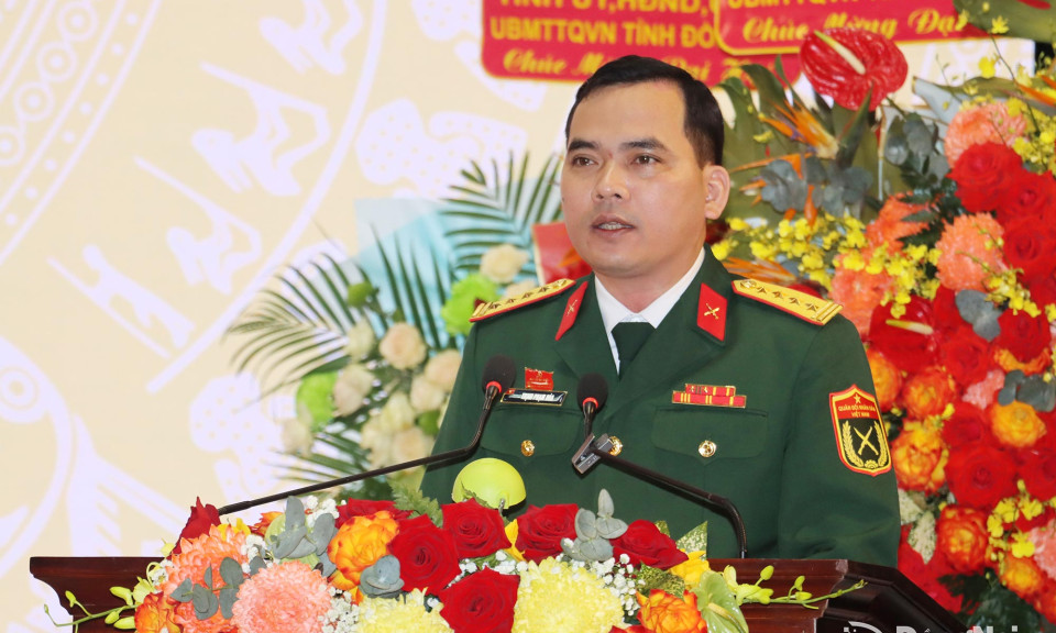 Khai mạc Đại hội Đại biểu Đảng bộ Binh đoàn 16 lần thứ VI, nhiệm kỳ 2025-2030