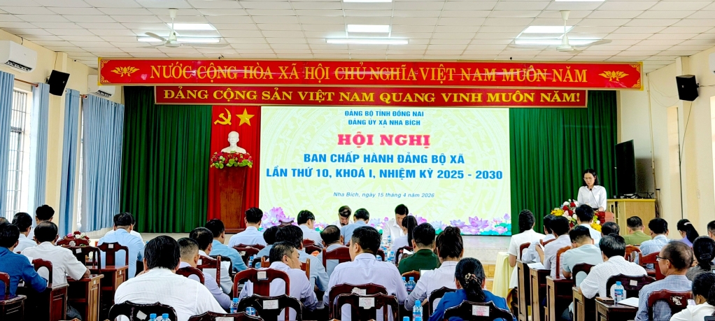 Đảng ủy x&amp;#227; Nha B&amp;#237;ch tổ chức Hội nghị Ban chấp h&amp;#224;nh lần thứ 10, kh&amp;#243;a I, nhiệm kỳ 2025–2030
