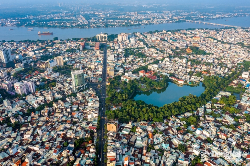 Trung tâm đô thị Đồng Nai thuộc phường Trấn Biên đóng vai trò phường động lực.