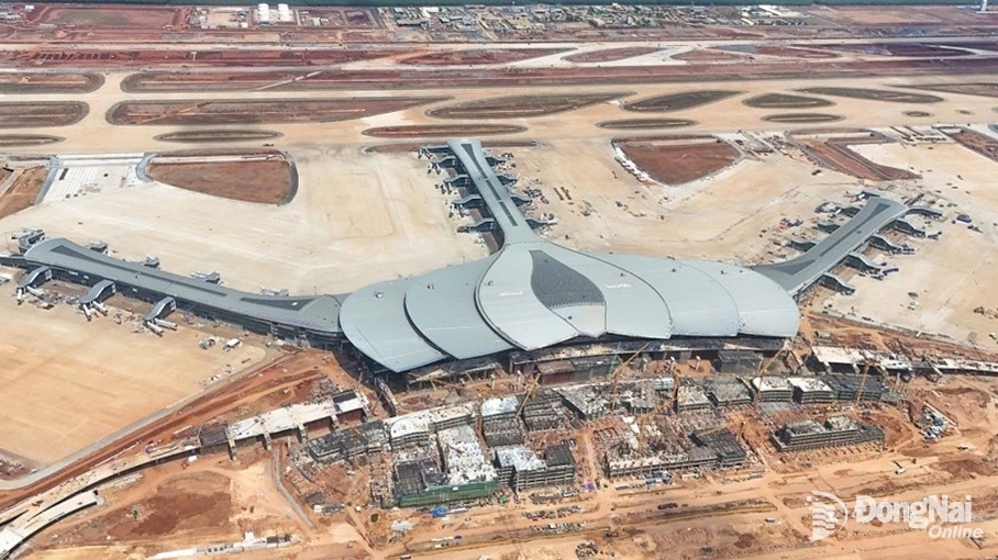 Sân bay Long Thành tạo ra động lực phát triển cũng như lợi thế cạnh tranh lớn cho Đồng Nai. Ảnh: Phạm Tùng