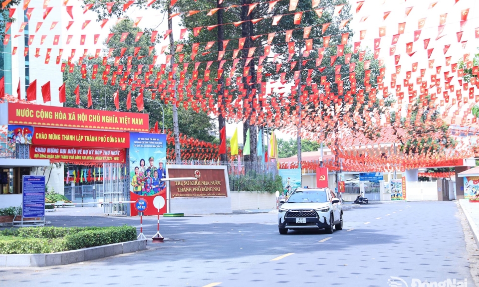 [Ảnh] Th&amp;#224;nh phố Đồng Nai rực rỡ đ&amp;#243;n ch&amp;#224;o sự kiện trọng đại