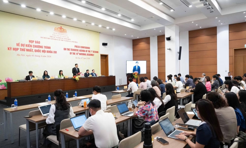 H&amp;#244;m nay, khai mạc Kỳ họp thứ nhất, Quốc hội kh&amp;#243;a XVI