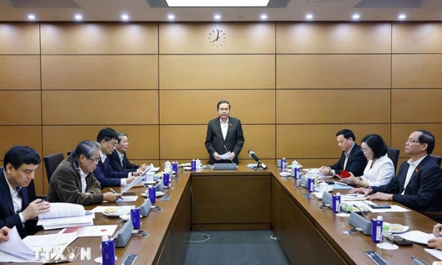 Chủ tịch Quốc hội chủ tr&amp;#236; cuộc họp r&amp;#224; so&amp;#225;t c&amp;#244;ng việc chuẩn bị cho Ng&amp;#224;y bầu cử